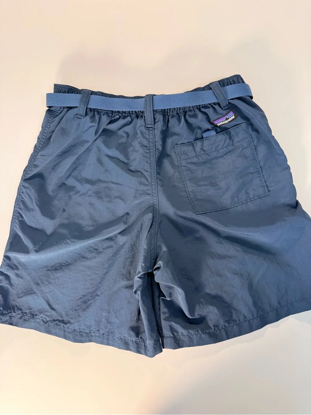 Patagonia Kids Outdoor Everyday Shorts Size L / 12 Blue Belted Cargo Gorpcore